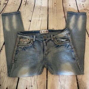 Monarchy distressed boot cut 36x29